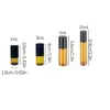 Botella de Vidrio Marrón de 2ml 3ml 5ml 10ml para Perfume y Aceite Esencial Botella Roll-on a Prueba de Luz