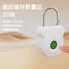 Candado Inteligente con Panel Protector de Huellas Dactilares Seleccionado Cuidadosamente para Bicicletas y Mochilas, Candado Electrónico para Viajes y Camping, Candado de Huella Dactilar