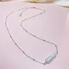 Colar de pérola natural barroca em prata S925, natural, francês, alta qualidade, luxo leve, novo design de nicho, clavícula, feminino