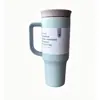 Nueva Taza Termo de Aspecto Elegante para Hombres y Mujeres, Acero Inoxidable 304 para Exteriores con Popote y Asa, Taza para Coche de 40 oz que Mantiene el Frío