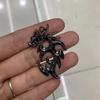 Influencer de Tiktok Nuevo Collar Luminoso de Moda, Accesorio de Acero Inoxidable Personalizado de Moda Hip-Hop para Hombre con Colgante de Dragón de Fuego