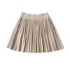 Otoño e Invierno nueva ropa de mujer europea y americana moda color sólido esponjoso grueso tejido falda plisada falda falda S12056