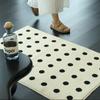 Felpudo de entrada de lujo ligero de estilo francés, felpudo de entrada de alto nivel, felpudo de entrada de lana sintética, felpudo para mesa de centro, alfombra para mesita de noche