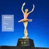 Nuevo Trofeo de Cristal de Danza Personalizado Trofeo de Resina para Competición de Danza Latina Ballet Danza China Trofeo para Niños Danza Infantil