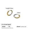 Taina Europeia e Americana Única Tendência Aço Inoxidável Ear Cuffs Venda Quente Aço Titânio Brincos de Linha Geométrica para Mulheres Joias Transfronteiriças