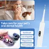 Limpiador Ultrasónico Dental para Mascotas, Eliminador de Sarro Dental, Dispositivo Blanqueador de Dientes, Juego de Herramientas de Limpieza