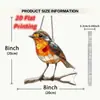 Adornos de pájaros de cristal acrílico personalizados más vendidos transfronterizos para sala de estar, patio, interior de coche y decoraciones navideñas