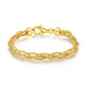 Pulsera Redonda Pequeña Tejida Cuatro Veces Brillante de Plata S925 Italiana Moda Europea y Americana Lujo Ligero Pulsera Ancha de Plata para Mujer