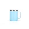 Caneca de Aço Inoxidável 304 Colorida Transfronteiriça, Caneca de Café a Vácuo para Escritório, Isolamento de Camada Dupla, Conservação de Frio, Caneca para Sorvete