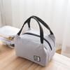 Directo de fábrica nueva bolsa térmica con cremallera de color liso simple bolsa de almuerzo gruesa bolsa térmica impermeable para lonchera venta al por mayor