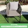 Conjunto de Mesa y Sillas Metálicas Personalizado para Exteriores, Simple y Creativo, con Cordón, Impermeable y Resistente al Sol, Estructura de Acero Galvanizado para Exteriores, Mesa y Sillas de Pizarra