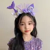 Accesorios para el Cabello con Borlas de Princesa Nuevos de Celebridad de Internet Douyin Accesorios de Hada Dinastía Han Diadema de Flor de Sirena Hada Mariposa