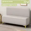 Banco para trocar de sapato para uso doméstico na sala de estar, banco sofá moderno de luxo leve com encosto, adequado para quarto, com função de armazenamento, banco longo montado na parede