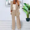 AliExpress deseo Amazon 2023 otoño nuevo moda europea y americana solapa cárdigan ajustado elegante abrigo de traje mujer