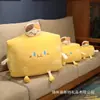 Almofada de Queijo de Animal Fofo Almofada de Assento de Escritório Almofada Gorda Suporte Lombar Travesseiro de Dormir para Estudante Boneca Decorativa para Sofá