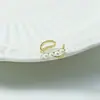 Brinco de Clipe Avançado para Mulheres Estilo Frio Clipe de Osso da Orelha Sem Furos na Orelha Brincos Mori Super Fada Design de Nicho Estrelas