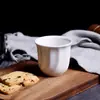 Taza de Cerámica Blanca Pura Simple para Hotel, Casa de Té, Té de la Mañana, Club, Taza Pequeña de Kung Fu Tea, Vajilla, Taza de Agua