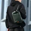 Nova Bolsa de Peito Masculina Nova Bolsa Funcional para Ciclismo e Trabalho Casual para Deslocamento ao Trabalho Bolsa de Ombro Único Transversal de Grande Capacidade