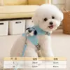 Guia de Cachorro para Cães Pequenos, Coleira Cartoon para Teddy e Bichon, Coleira de Passeio para Cães Pequenos, Coleira de Cachorro Estilo Colete