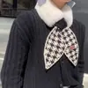 Bufanda de Felpa de Invierno de Moda, Versátil de Moda, Cuello Cruzado de Piel Nicho, Bufanda Cálida de Piel al por Mayor