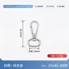 Fecho Lagosta Liga de Zinco Fivela D-ring Mosquetão Giratório para Cão Argola para Pingente Acessórios de Ferragens para Mala Bolsa Chave Múltiplas Especificações em Estoque