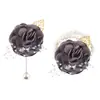 Set de 6 Piezas de Suministro Transfronterizo Europeo y Americano Novio y Novia Boda Hoja de Oro con Cuentas Muñequera y Ramillete Fabricante Venta al por Mayor Stock Disponible