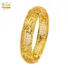 Pulsera de Aleación Chapada en Oro de Venta Caliente Novia de Dubái India Lujo Ligero para Mujer Boda Oro Arena Pulsera Joyería Al por Mayor