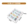 Caja de Almacenamiento Expandible para Cajones de Cocina, Charola de Plástico Desmontable para Cajones de Gabinetes Profundos, Caja Organizadora Expandible con Divisores