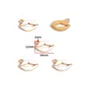 Accesorios de Joyería de Aleación para Hacer Manualidades con Forma de Gota de Aceite Bolsita de Maquillaje para Niñas Accesorios de Tacones Altos Pulsera Pendientes Colgante W507