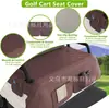 Funda de Asiento para Carrito de Golf Clubcar Transfronteriza Universal Impermeable Antideslizante Transpirable Cojín para Asiento de Carrito de Golf