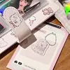 Álbum de Tarjetas Estilo Mismo Perro Samoyedo Lindo Original Libro Rojo Álbum de Fotos Almacenamiento de Tarjetas Pequeñas de Cuero de Nicho de Alto Valor