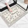 Alfombra Antideslizante para Baño, Felpudo de Entrada, Alfombrilla Absorbente para Puerta de Baño, Alfombra para Dormitorio del Hogar, Felpudo Antideslizante para Baño