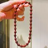 Pulsera Retro Literaria de Carniola Natural y Palo de Rosa