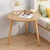 Escritorio con Mirador, Mesa Redonda Pequeña de Balcón, Mesa de Esquina, Mesa Lateral para Sofá, Mesa de Centro Pequeña para Sala de Estar, Mesa Móvil, Minimalista Estilo Europeo
