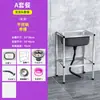 Fregadero de cocina de acero inoxidable, de un solo seno, con juego de soporte, tamaño grande.