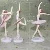 Menina de Ballet Sólida Menina de Confeitar Coração de Menina Bolo de Aniversário dos Sonhos Mesa de Sobremesas Acessórios de Decoração de Dança