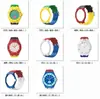 Nuevo Swatch de Colaboración Ap Personalizado Caja Modificada Pop Real Aibi Correa de Silicona Caja de Reloj Integrada Swatch