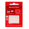 Tarjeta de Memoria al por Mayor Caja Blanca Pequeña Caja para Tarjeta Individual Caja para Tarjeta Doble Empaque de Color Neutro Caja para Empaque de Tarjeta Tf Caja para Tarjeta de Memoria Portátil