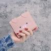 Billetera de Cerdo Estúpida para Mujer Billetera Pequeña para Monedas Simple Mini Billetera Pequeña Plegable al 30% para Estudiantes Mujeres Portatarjetas Múltiples para Mujeres