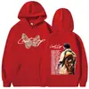 Marca Independiente de Comercio Exterior Sudadera con Capucha de Ajuste Holgado Rod Wave Última Vuelta Gira 2025 Ropa Unisex Cadera H