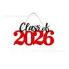 2026 Novas Decorações Penduradas para Janela de Festa de Formatura Transfronteiriça Logo de Chapéu de Formatura Placas Penduradas Decorações de Parede Internas e Externas