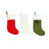 2026 Productos Nuevos Transfronterizos Decoraciones Navideñas Calcetines Gruesos de Lana Tejida Calcetines Blancos de Lana Hotel Hogar Calcetines Navideños Venta al por Mayor