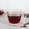 Fornecimento direto da fábrica copo de vidro resistente ao calor para chá preto copo criativo para latte copo de leite copo pequeno para chá de frutas copo de água copo de chá com leite