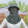 Chapéu de Sol Novo Estilo, Chapéu de Pescador, Chapéu com Máscara Integrada, Chapéu de Sol Versátil com Proteção UV para o Verão, Proteção Solar e Cobertura Facial