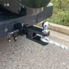 Enganche de remolque tipo pico de pato gancho para remolque de maquinaria agrícola modificación de brazo de remolque barra de remolque rescate todoterreno barra de remolque multifuncional cabeza de bola