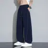 Calça Casual Larga de Verão Masculina 2026 Tendência Solta Esportiva Casual Moda Calças Masculinas de Alta Qualidade