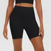 Pantalones de Yoga de Tacto Natural para Mujer, Cintura Alta, Transpirables, Control de Abdomen, Shorts de Fitness, Ropa Deportiva Ajustada, Pantalones de Yoga Tres Cuartos