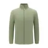 Chamarra de polar para hombre y mujer, otoño e invierno, cuello alto, sudadera con cierre, cárdigan, color liso, personalizable con logo, ropa de trabajo