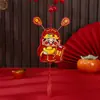 Adesivo de Geladeira God of Wealth (Deus da Riqueza) do Douyin com Cabeça Mexedora Novo Ano Cartoon Adesivo Decorativo Casa Fofo Cabeça Mexedora Ornamento Magnético Festivo para Pendurar