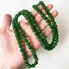 Pulseira de Jade Verde de Taiwan, Pulseira Verde Espinafre, Cordão de Contas de Material da Mongólia Exterior, Jade Hetian, Pulseira Cor de Jaspe, Cordão de Contas de Oração Budista